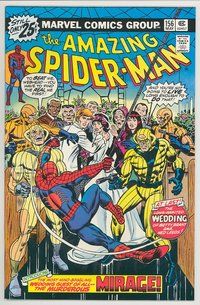 E146 AMAZING SPIDER-MAN comic book #156 John Romita