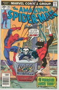 E152 AMAZING SPIDER-MAN comic book #162 Punisher, Ross Andru