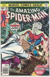 E153 AMAZING SPIDER-MAN comic book #163 Ross Andru