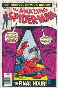 E154 AMAZING SPIDER-MAN comic book #164 John Romita