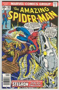 E155 AMAZING SPIDER-MAN comic book #165 John Romita