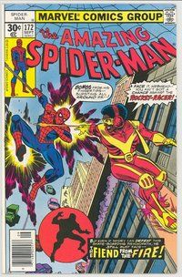 E162 AMAZING SPIDER-MAN comic book #172 Ross Andru