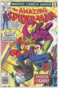 E169 AMAZING SPIDER-MAN comic book #179 Ross Andru