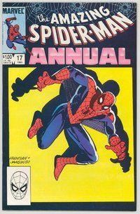 E349 AMAZING SPIDER-MAN ANNUAL comic book #17 Ed Hannigan