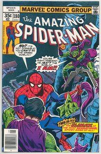 E170 AMAZING SPIDER-MAN comic book #180 Ross Andru