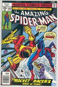 E172 AMAZING SPIDER-MAN comic book #182 Ross Andru