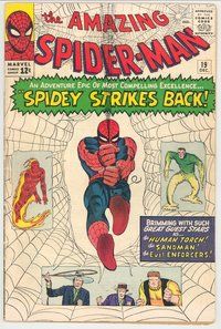 E009 AMAZING SPIDER-MAN comic book #19 Steve Ditko