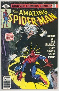 E184 AMAZING SPIDER-MAN comic book #194 1st Black Cat
