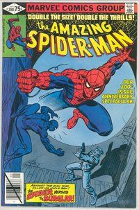 E190 AMAZING SPIDER-MAN comic book #200 double-sized, John Romita