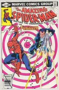 E191 AMAZING SPIDER-MAN comic book #201 Punisher, John Romita