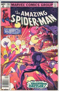 E193 AMAZING SPIDER-MAN comic book #203 Frank Miller cover