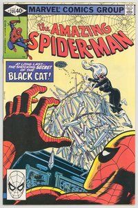 E195 AMAZING SPIDER-MAN comic book #205 Al Milgrom