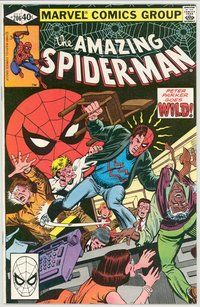 E196 AMAZING SPIDER-MAN comic book #206 Al Milgrom