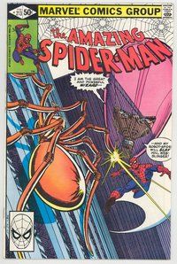 E203 AMAZING SPIDER-MAN comic book #213 John Romita Jr