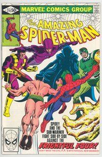 E204 AMAZING SPIDER-MAN comic book #214 John Romita Jr