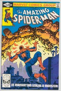 E208 AMAZING SPIDER-MAN comic book #218 John Romita Jr