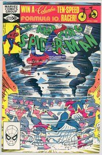 E212 AMAZING SPIDER-MAN comic book #222 1st Speed Demon