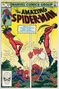 E223 AMAZING SPIDER-MAN comic book #233 John Romita Jr