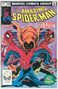 E228 AMAZING SPIDER-MAN comic book #238 John Romita Jr and Sr
