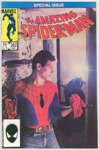 E252 AMAZING SPIDER-MAN comic book #262 photo cover