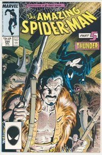 E284 AMAZING SPIDER-MAN comic book #294 death of Kraven
