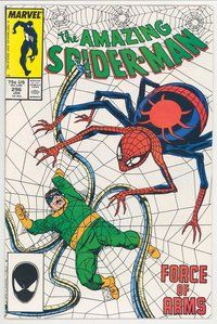 E286 AMAZING SPIDER-MAN comic book #296 John Byrne