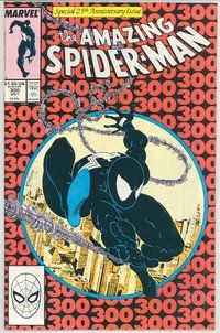 E290 AMAZING SPIDER-MAN comic book #300 25th Anniversary, Todd McFarlane