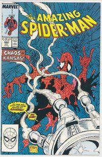 E292 AMAZING SPIDER-MAN comic book #302 Todd McFarlane