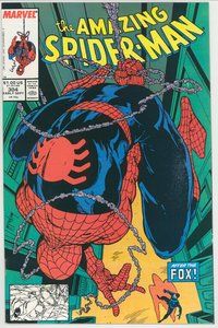 E294 AMAZING SPIDER-MAN comic book #304 Todd McFarlane