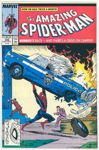 E296 AMAZING SPIDER-MAN comic book #306 Todd McFarlane