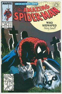 E298 AMAZING SPIDER-MAN comic book #308 Todd McFarlane