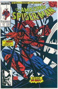 E307 AMAZING SPIDER-MAN comic book #317 Todd McFarlane