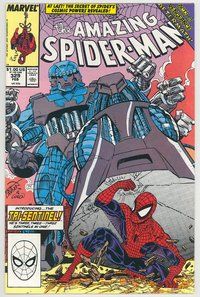 E318 AMAZING SPIDER-MAN comic book #329 Erik Larsen