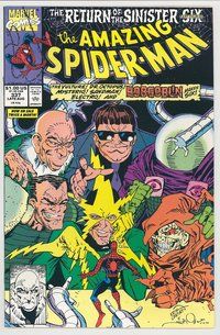 E326 AMAZING SPIDER-MAN comic book #337 Erik Larsen