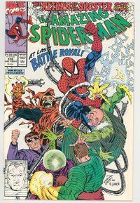 E327 AMAZING SPIDER-MAN comic book #338 Erik Larsen