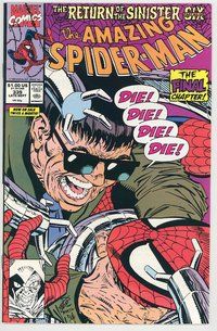 E328 AMAZING SPIDER-MAN comic book #339 Erik Larsen