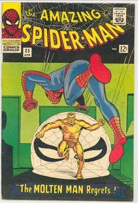 E025 AMAZING SPIDER-MAN comic book #35 Steve Ditko