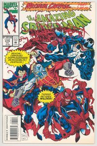 E337 AMAZING SPIDER-MAN comic book #379 Mark Bagley