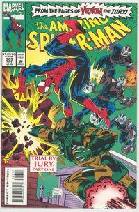 E339 AMAZING SPIDER-MAN comic book #383 Mark Bagley