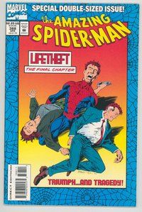 E341 AMAZING SPIDER-MAN comic book #388 double-sized