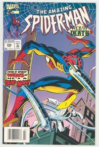 E344 AMAZING SPIDER-MAN comic book #398 Mark Bagley