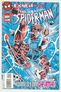 E346 AMAZING SPIDER-MAN comic book #405 Mark Bagley