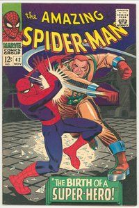 E032 AMAZING SPIDER-MAN comic book #42 1st full Mary Jane Watson, John Romita