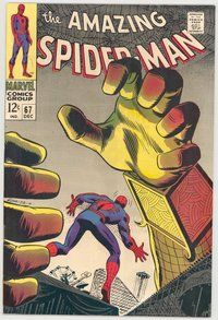 E057 AMAZING SPIDER-MAN comic book #67 John Romita