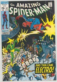 E072 AMAZING SPIDER-MAN comic book #82 John Romita