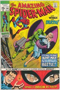 E084 AMAZING SPIDER-MAN comic book #94 John Romita