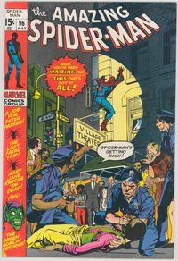 E086 AMAZING SPIDER-MAN comic book #96 No Comics Code, Gil Kane