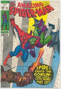 E087 AMAZING SPIDER-MAN comic book #97 John Romita