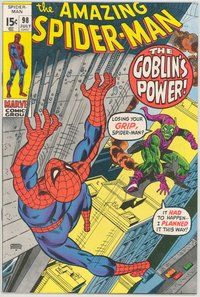 E088 AMAZING SPIDER-MAN comic book #98 No Comics Code, Gil Kane