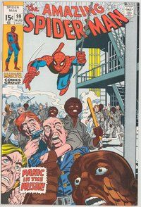 E089 AMAZING SPIDER-MAN comic book #99 Gil Kane